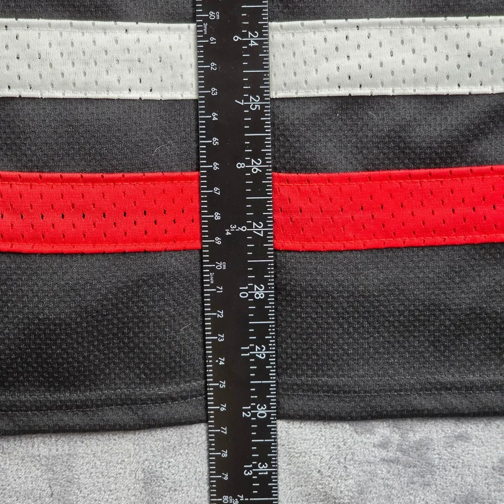 NEW Guinness Hockey Jersey Men Large Black Red White Lace Up G3003-L Embroidered - Picture 12 of 13